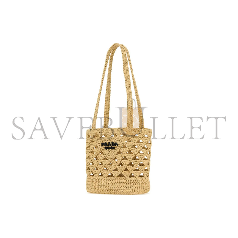 PRADA RAFFIA BAG 1BG494 (18*16.5*10cm)